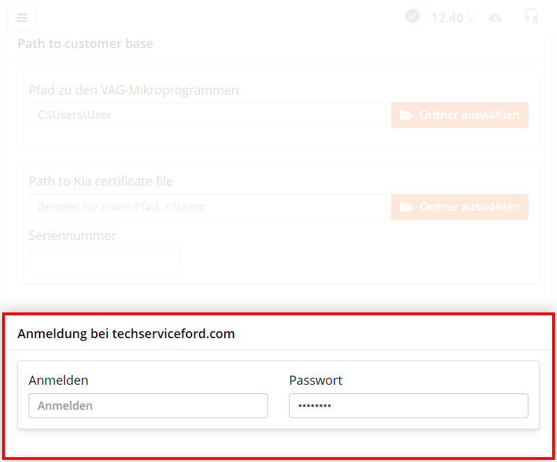 Datenbankpfad
