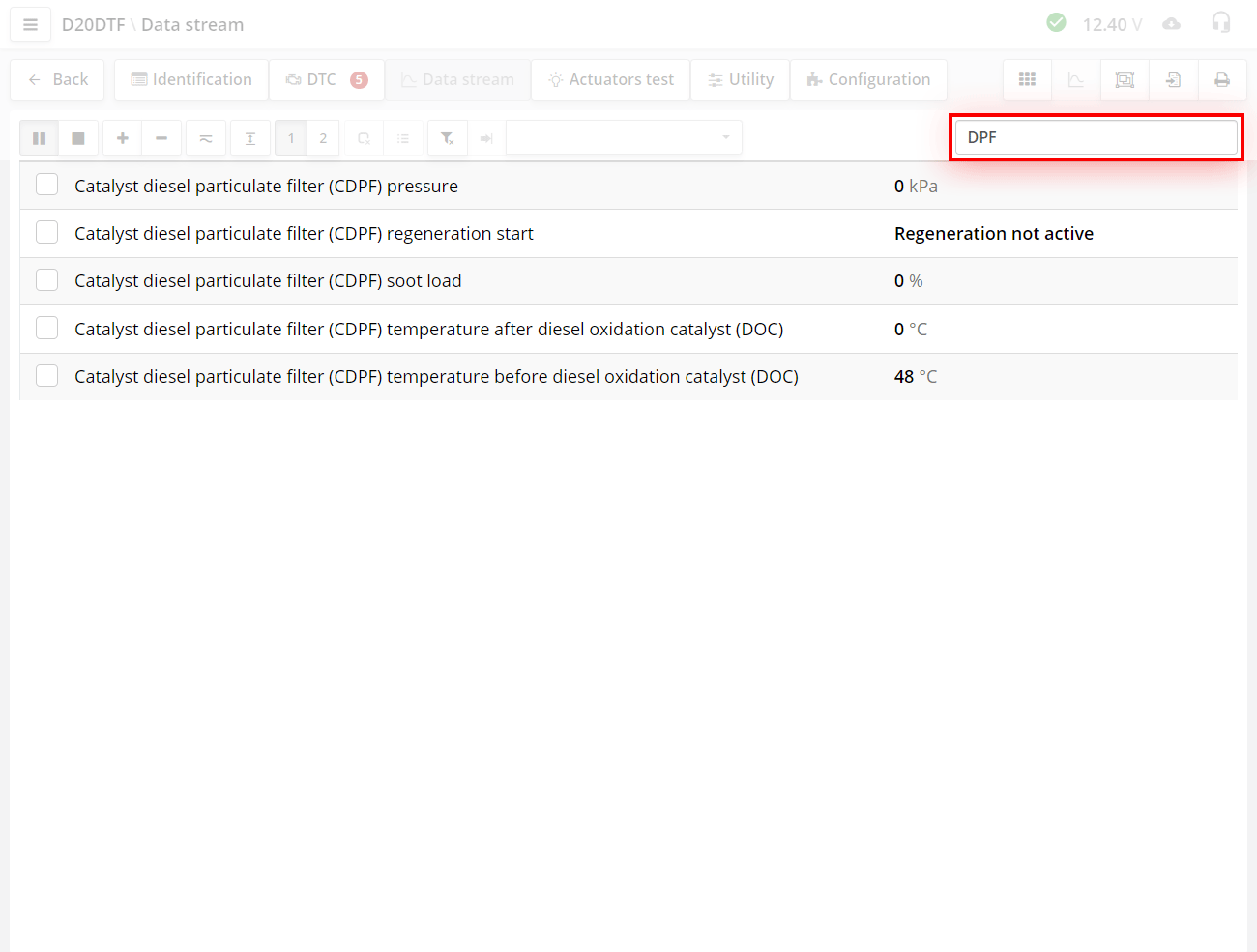 Finding parameters