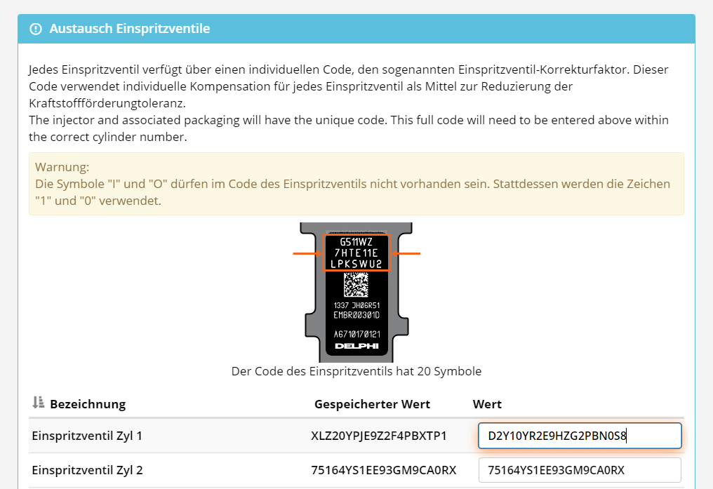 Wichtige Servicefunktionen